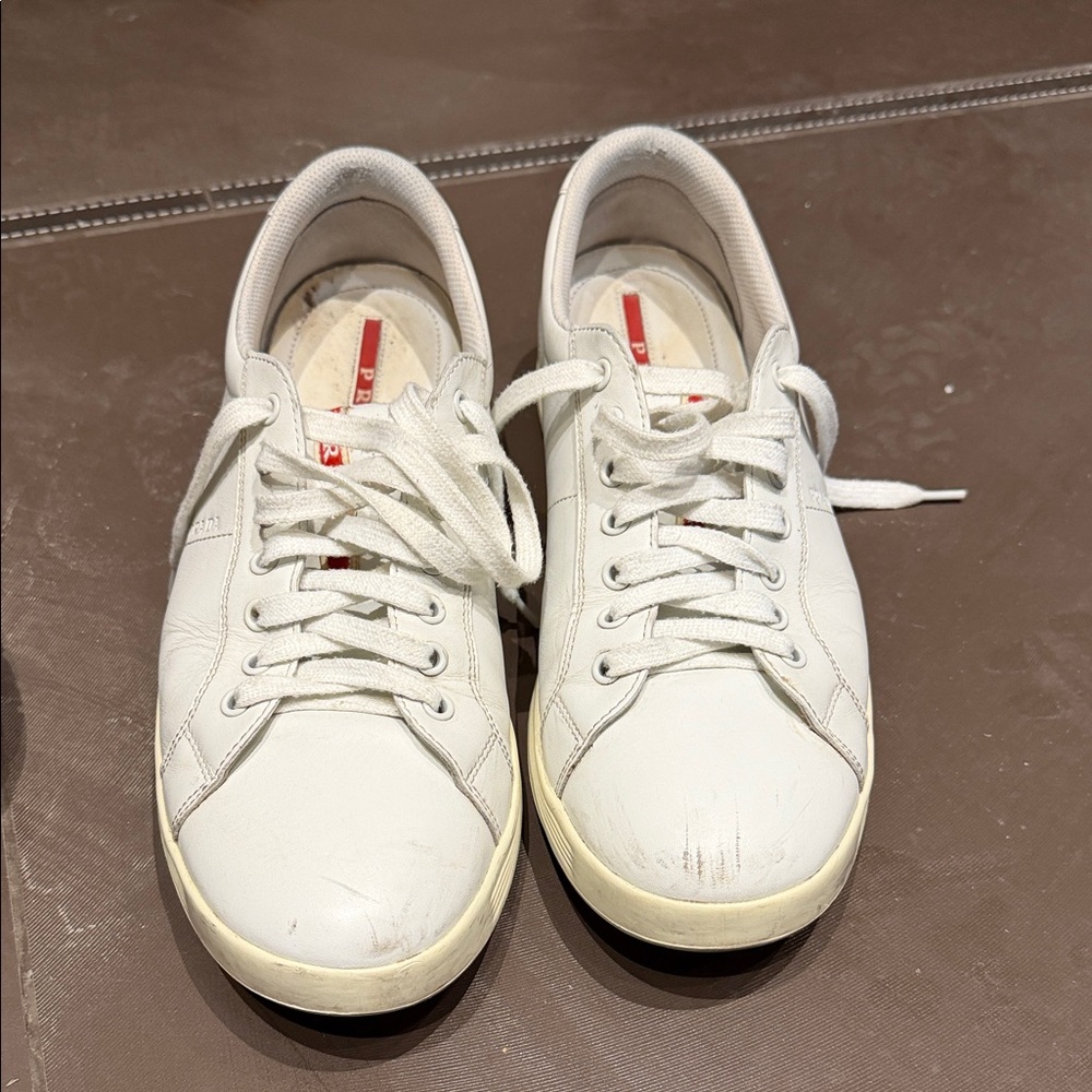 Prada Men's White Sneakers